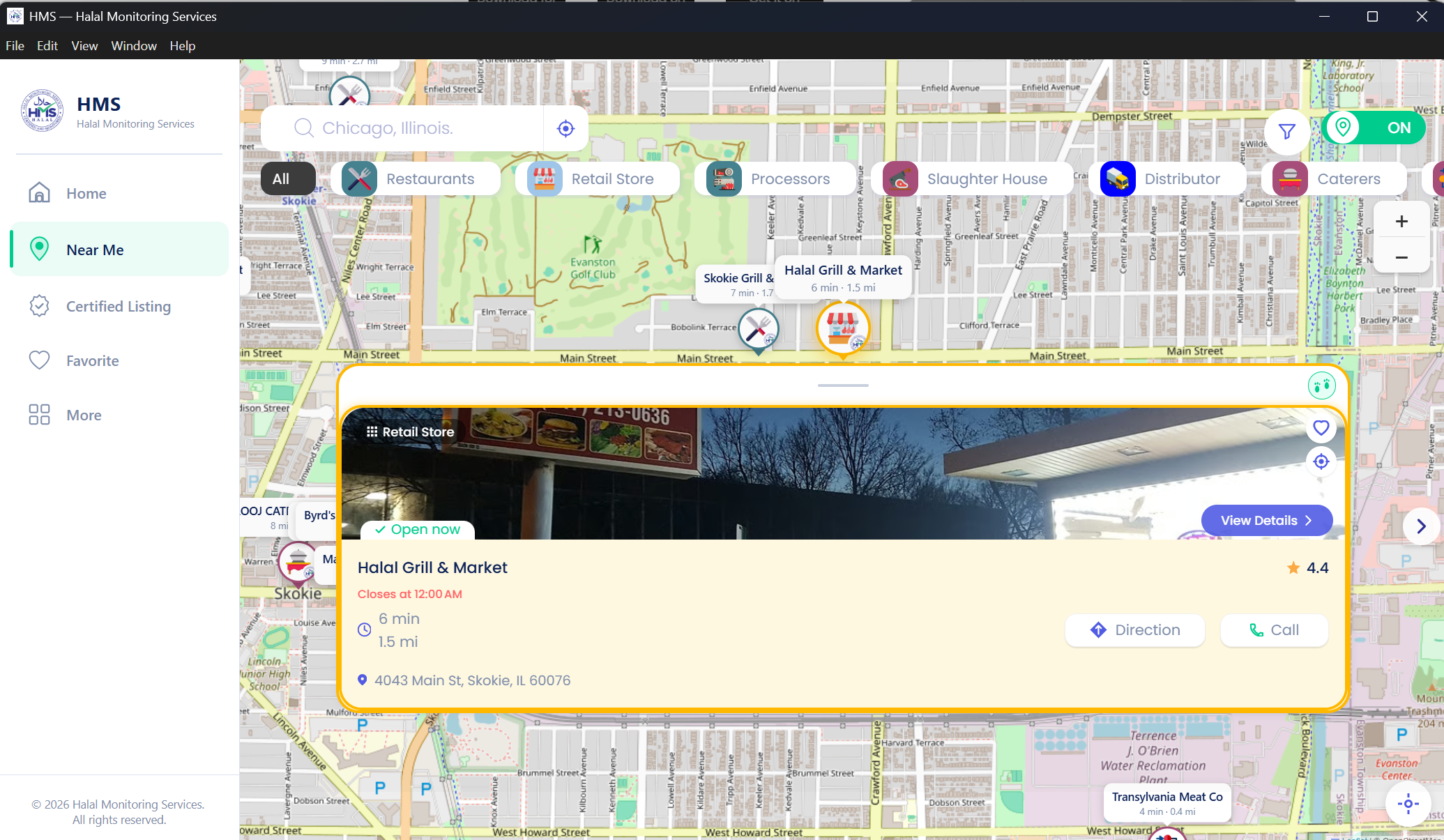HMS desktop app screenshot 2