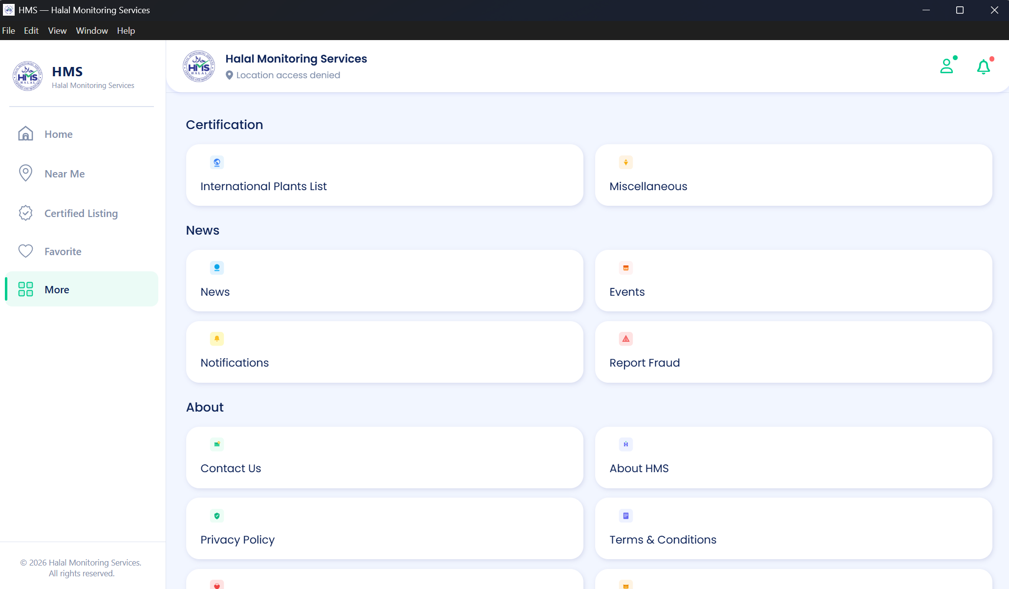 HMS desktop app screenshot 5